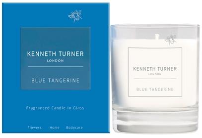 Kenneth Turner Blue Tangerine Candle in Glass - Parfums Raffy