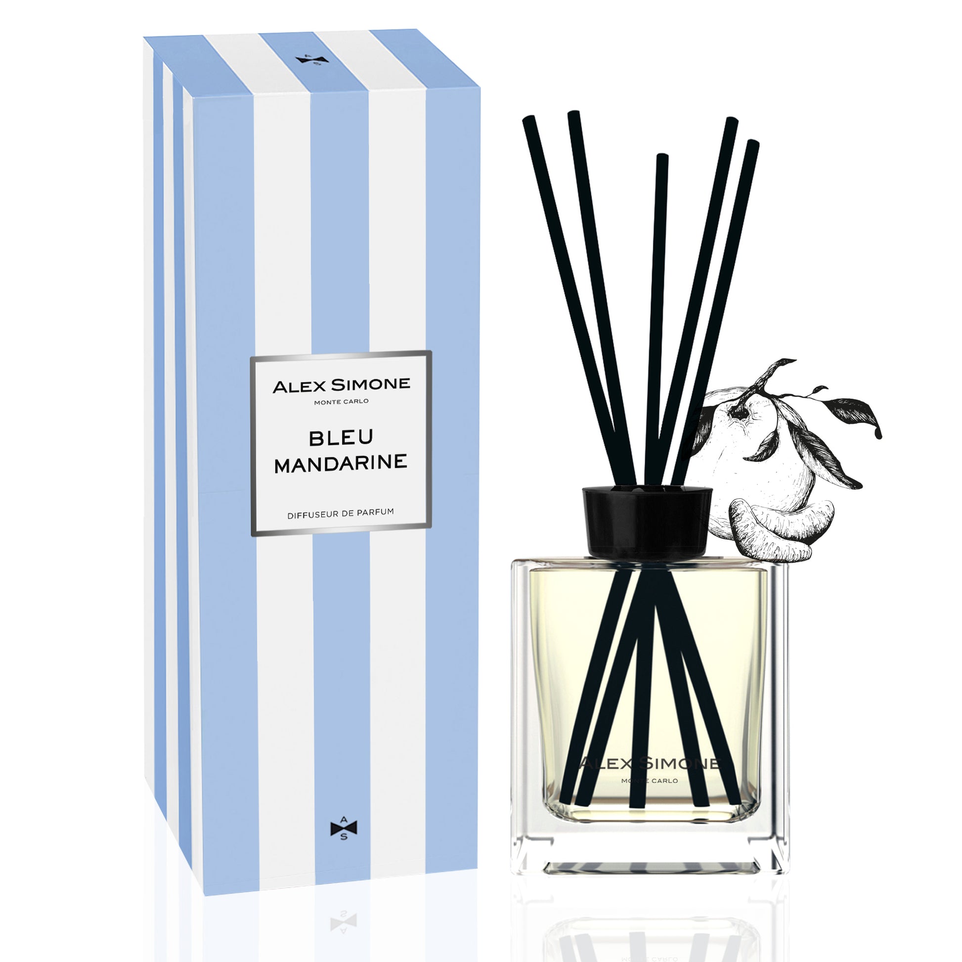 Alex Simone Bleu Mandarine Room Diffuser - Parfums Raffy