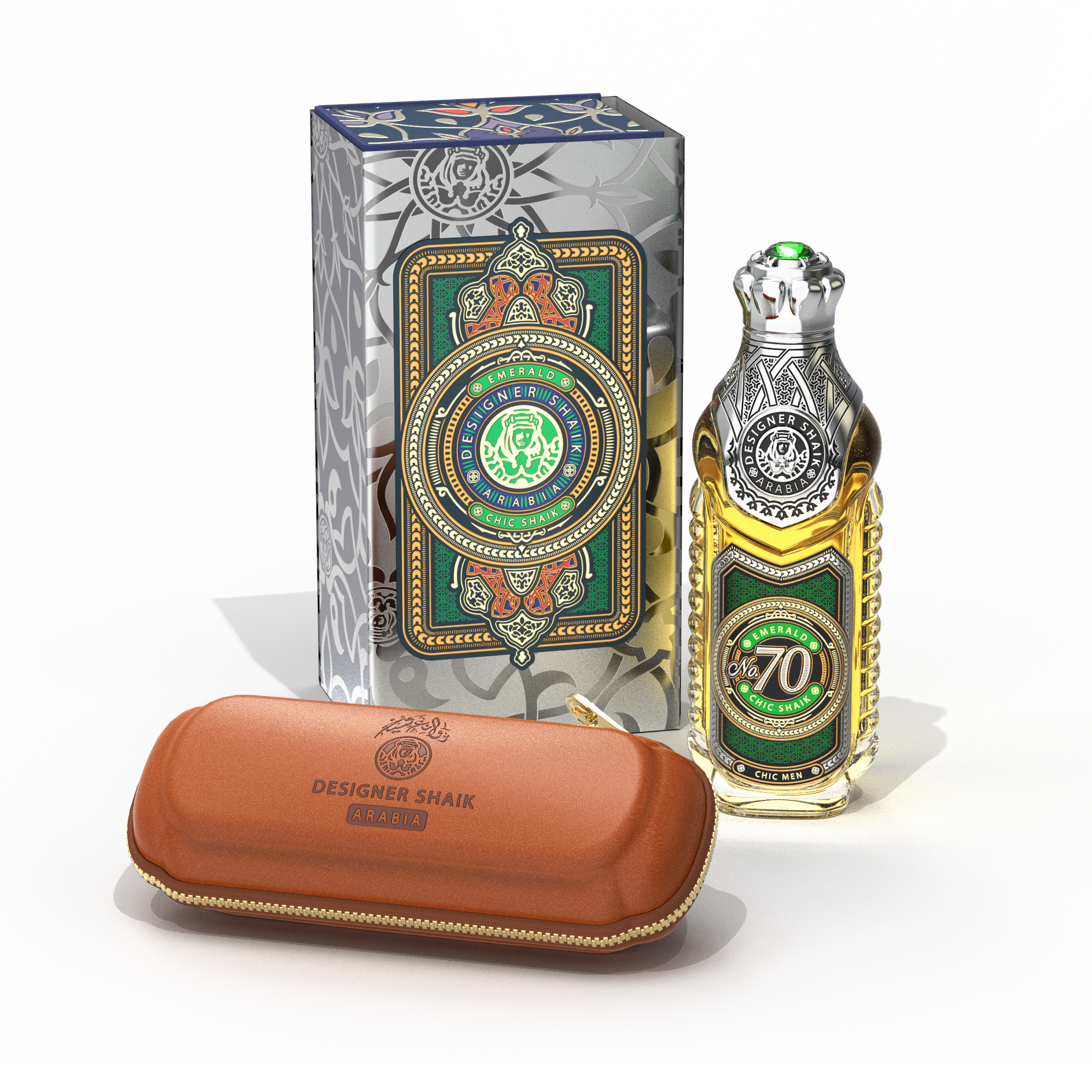 Chic Shaik Emerald No.70 EDP for Men - Parfums Raffy