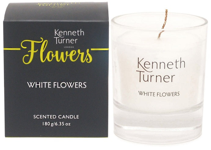 Kenneth Turner White Flowers Candle - Parfums Raffy