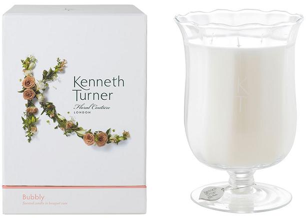 Kenneth Turner Candle in Bouquet Vase - Bubbly - Parfums Raffy