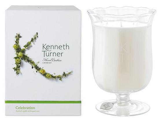 Kenneth Turner Candle in Bouquet Vase - Celebration - Parfums Raffy