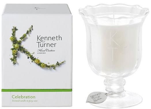 Kenneth Turner Candle in Posy Vase - Celebration - Parfums Raffy