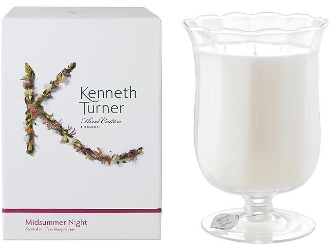Kenneth Turner Candle in Bouquet Vase - Midsummer Night - Parfums Raffy