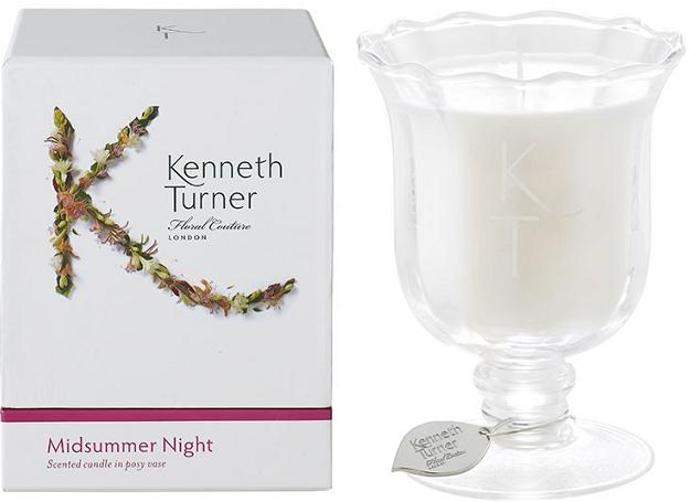 Kenneth Turner Candle in Posy Vase - Midsummer Night - Parfums Raffy
