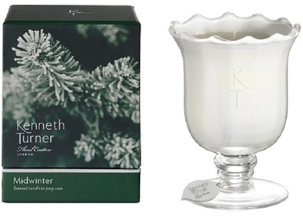 Kenneth Turner Candle in Posy Vase - Midwinter - Parfums Raffy