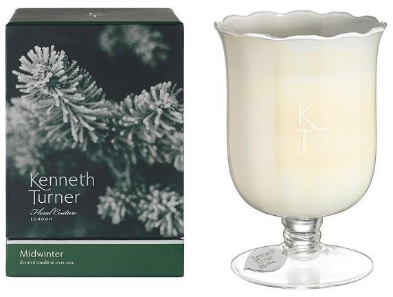 Kenneth Turner Candle in Stem Vase - Midwinter - Parfums Raffy