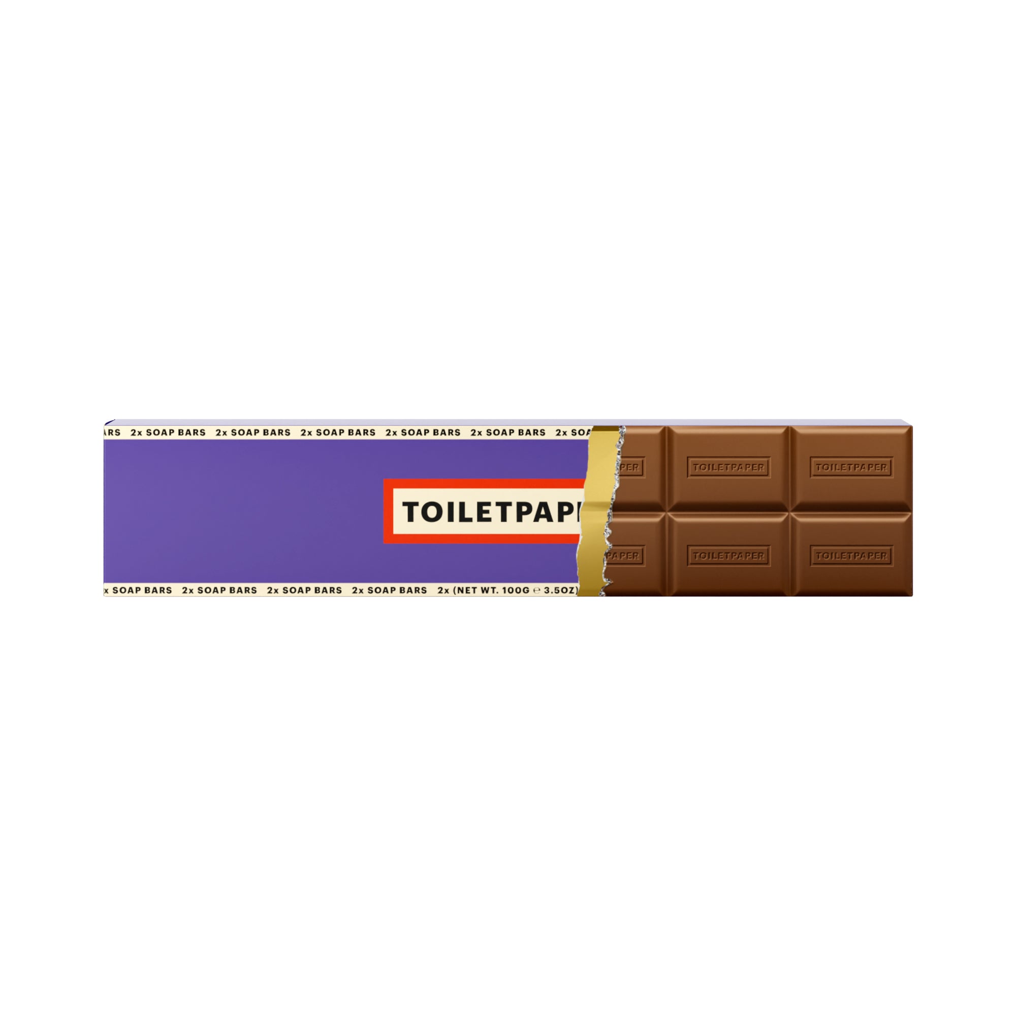 Toiletpaper Beauty Soap - Chocolate box 2 soap bars - Parfums Raffy
