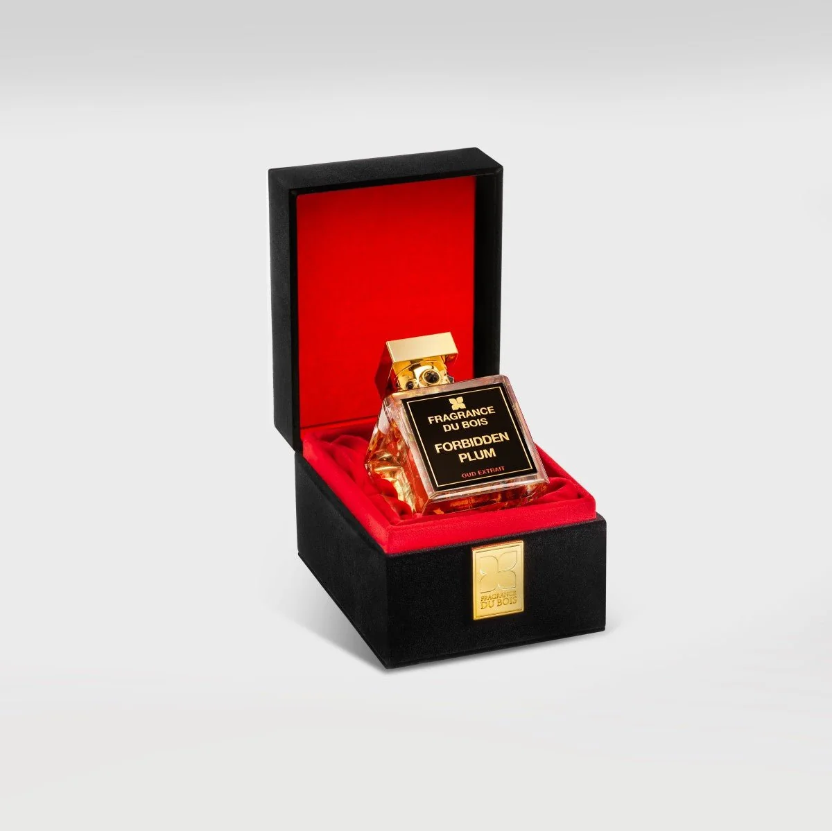 Fragrance du Bois Forbidden Plum bottle in box