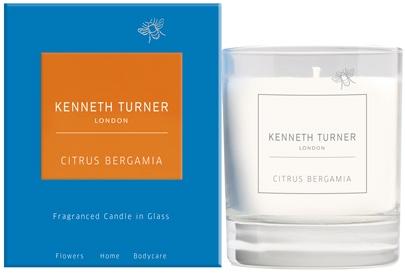 Kenneth Turner Citrus Bergamia Candle in Glass - Parfums Raffy